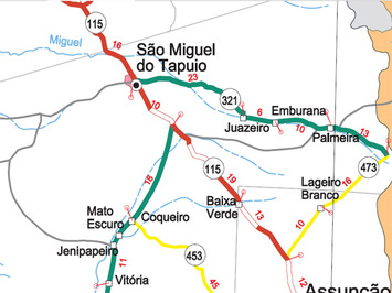 Publicada a licitação para asfalto de rodovia em São Miguel do Tapuio