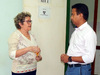 Vereadora recepciona Dr. Francisco Costa durante visita ao município