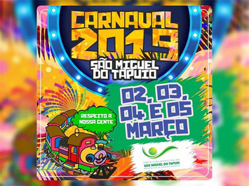 Prefeitura de SMT divulga as atrações para o Carnaval 2019