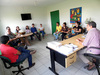 Prefeito Lincoln Matos recepciona um grupo de pesquisadores da UFPI