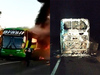 Ônibus da empresa Trans Brasil com passageiros de São Paulo pega fogo no Piauí