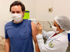 Prefeito de São Miguel do Tapuio recebe a primeira dose da vacina contra Covid