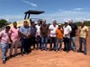 Deputado João Mádison visita as obras do aeroporto de Corrente, no sul do Piauí