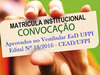 Aprovados no vestibular da UFPI/EAD são convocados para Matrícula