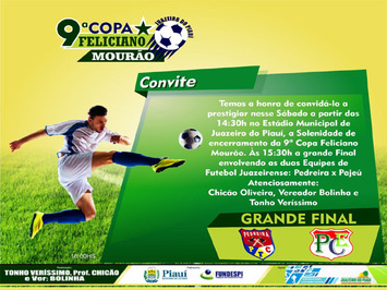 Será neste sábado (30), a grande final da Copa Feliciano Mourão