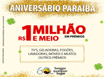 Armazém Paraíba lança jornal de ofertas especial de aniversário