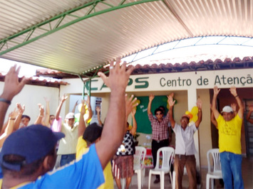 CAPS realizam atividade alusiva ao Dia Mundial da Saúde Mental