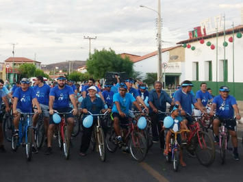 Secretaria Municipal de Saúde realiza 1ª Pedalada Novembro Azul