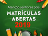 Rede municipal de ensino inicia matrículas para o ano letivo de 2019