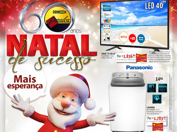 Armazém Paraíba lança jornal de ofertas com novidades para o Natal
