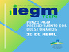 Municípios que não responderem IEGM poderão ter contas bloqueadas