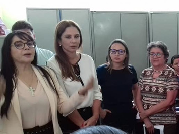 Vereadora acompanha fiscalização da Comissão de saúde da Alepi