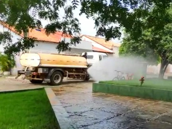 Prefeitura de São Miguel do Tapuio intensifica higienização em locais públicos