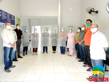 Prefeito Lincoln Matos inaugura Centro de Enfrentamento à Covid-19
