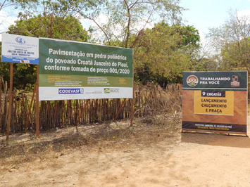 Prefeitura de Juazeiro fará obras de pavimentação no povoado Croatás