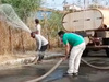 Prefeitura utiliza caminhão-pipa para apagar incêndio em São Miguel do Tapuio