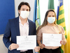 Prefeito e vice-prefeita eleitos em São Miguel do Tapuio são diplomados