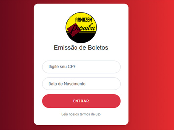 Armazém Paraíba disponibiliza plataforma para emissão de boletos