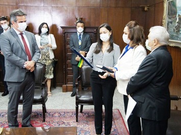 Eliane Nogueira toma posse no Senado Federal no lugar de Ciro