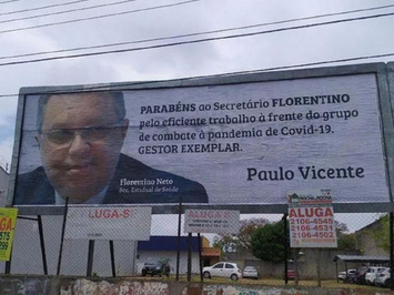 Justiça manda retirar outdoors com Florentino Neto instalados na capital Teresina