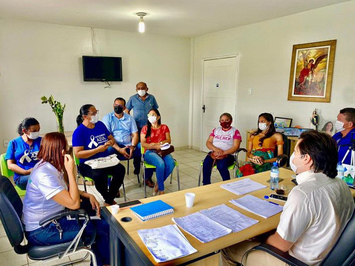 Prefeito de SMT recebe comissão formada por Agentes Comunitários de Saúde