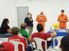 Brigadistas contra incêndios participam de formação com o Corpo de Bombeiros