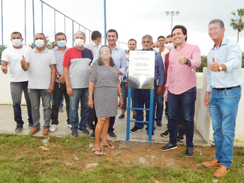 Prefeito Pompilím entrega obras na região do Mendes, zona rural de São Miguel do Tapuio