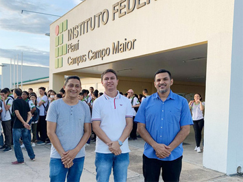 Em visita ao IFPI de Campo Maior, Weslley Paz propõe a implantação de um polo tecnológico