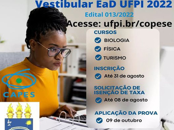 UFPI oferta vagas de graduação para o Polo UAB de Castelo do Piauí