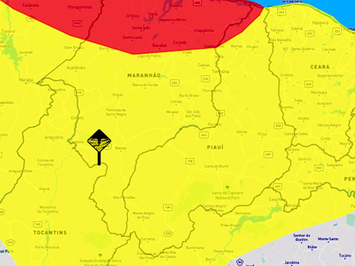 Inmet emite alerta de chuva para todos os municípios do Piauí; veja previsão