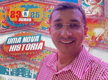 Presidente da AVEP prestigia Festival Junino de São Miguel do Tapuio