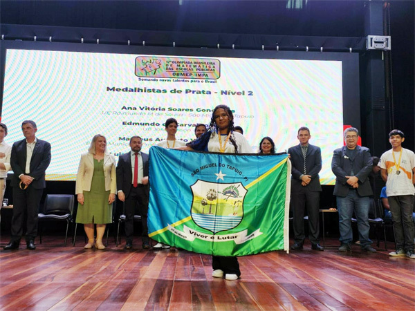 Guaratinguetá tem aluno medalhista da rede municipal na 17ª OBMEP