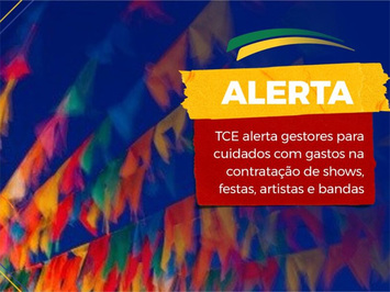 TCE-PI alerta gestores na contratação de shows, festas, artistas e bandas