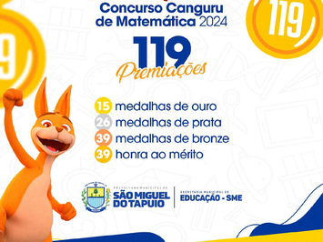 Alunos do SMT conquistam 119 premiações na Concurso Canguru de Matemática