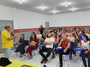 Presidente CREF-Pi realiza palestra no Polo da Uninta de Castelo do Piauí 