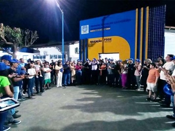 Prefeito de São M. do Tapuio inaugura nova Unidade Escolar na Comunidade Cachoeira