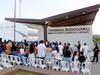 Prefeito de SMT entrega Terminal Rodoviário Marly Evaristo Cardoso Furtado